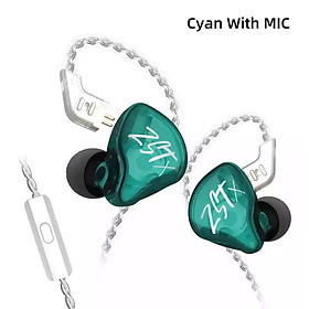 Mua Tai nghe KZ ZST-X  Công nghệ âm thanh hybrid  dây dẫn mạ bạc  Bản nâng cấp rất tốt của ZST - hàng chính hãng