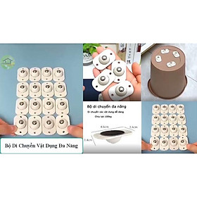 Mua Bộ Bi Di Chuyển Đa Năng - Chịu Lực 100kg Giúp Di Chuyển Vật Nặng Dễ Dàng