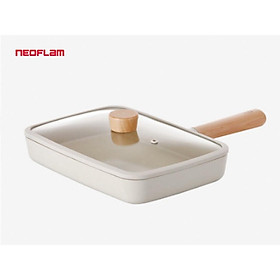 Mua Chảo chữ nhật chống dính Fika Neoflam  dùng bếp từ làm từ nhôm đúc phủ gốm 29cm phong cách Hàn Quốc