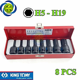 Mua Bộ tuýp đầu lục giác đen Kingtony 4418MP 8 cái H5-H19 loại 1/2