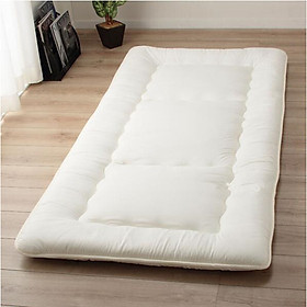 Mua Nệm Bông Nhật 1m x 2m x 7cm giặt tay không bị vón cục không ngấm nước Tặng kèm áo bọc nệm phi lụa cao cấp
