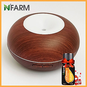 Máy khuếch tán/ máy xông tinh dầu Hình Bánh Donut N'Farm NF2067 + tinh dầu cam hương N'Farm (10ml)
