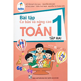 Sách Bài tập cơ bản và nâng cao toán 1 tập 1 (CD) và 2 tập giấy kiểm tra cấp 1