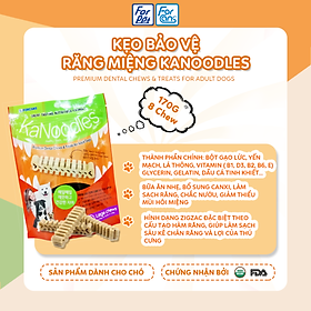 Kẹo Bảo Vệ Răng Miệng Cho Thú Cưng Kanoodles Forcans  Size L