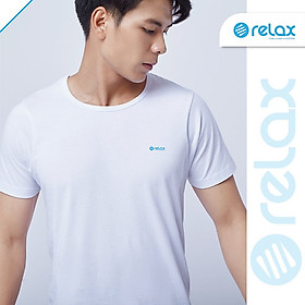 áo thun trắng nam relax cổ tròn tay ngắn cao cấp chính hãng , áo lót nam trắng cotton RA07