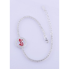Lắc tay bạc nữ S925 Italia Bạc Xinh LTX19