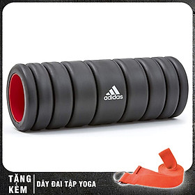 Con lăn massage tập yoga, tập gym Adidas ADAC-11501 (Tặng kèm Dây Đai tập Yoga)