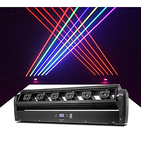 Mua ĐÈN MOVING LASER 6 ĐẦU ĐỘC LẬP FULL RGB -  THÍCH HỢP DÙNG TRONG QUÁN DISCO BAR   DJ  GTP 