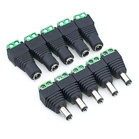 Mua Bộ 5 bộ jack cắm nguồn điện DC đuôi đực cái