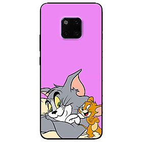Ốp lưng in cho Huawei Mate 20 Pro Mẫu Tom Jerry