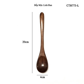 Mua Muỗng Gỗ Trắc Và Cẩm Lai HAHANCO Siêu Sạch - Nhiều Kích Cỡ Tiện Dụng