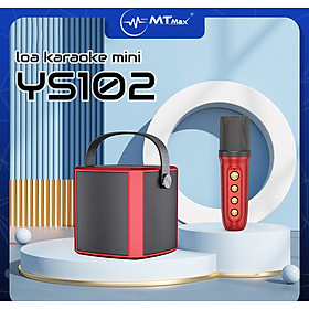 Loa bluetooth YS102 mang phong cách hiện đại vẻ ngoài tinh tế di động mini cầm tay riêng. Cùng với chất liệu vỏ được làm bằng nhữa ABS cao cấp, an toàn không độc hại. Thích hợp di chuyển, nghe nhạc karaoke gia đình, du lịch.