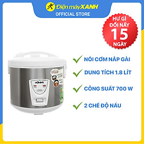 Mua Nồi cơm điện nắp gài Hommy 1.8 lít JRC-180K - Hàng chính hãng