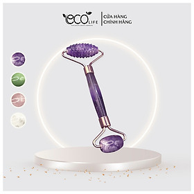 Thanh lăn Massage mặt đá thạch Anh Tím Aventurine tự nhiên – Giảm sưng, căng da, thải độc, dụng cụ chăm sóc da