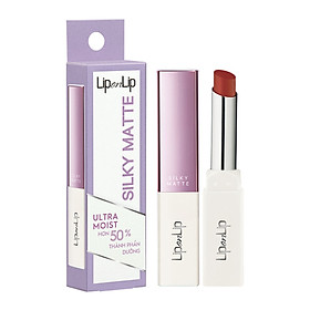 Hình ảnh Review Son lì dưỡng môi siêu mịn Lip On Lip Silky Matte