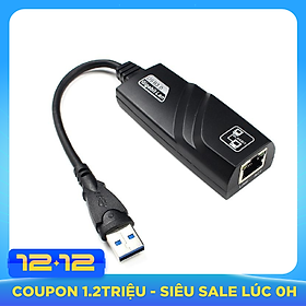 Đầu chuyển đổi mạng YBC 1000Mbps Dạng USB 3.0 qua RJ45 10/100/1000 Gigabit Ethernet LAN