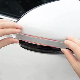 Door Handle Film Protector Stickers protective Mouldings 4x bowl  4x Strips