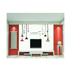 Decal dán tường Perfect - Bộ bòng đèn nhiều màu PK300
