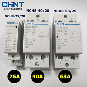 Mua Khởi động từ 1 pha CHINT NCH8-25/20 NCH8-40/20 NCH8-63/20 25A 40A 63A 220V