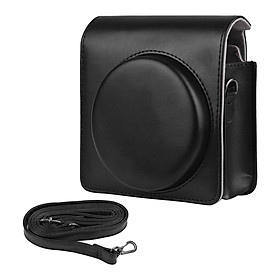 Túi đựng máy ảnh cầm tay bằng da PU với dây đeo vai Tương thích với Fujifilm Fuji SQUARE SQ1 Instant