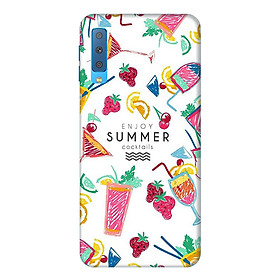 Ốp Lưng Dành Cho Điện Thoại Samsung Galaxy A7 2018 Summer Cocktails - Mẫu 1