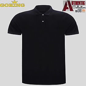 Áo phông cổ bẻ Goking, form unisex cho nam nữ, công ty, đội nhóm, đồng phục cao cấp. Áo thun polo cá sấu hàng hiệu xuất khẩu