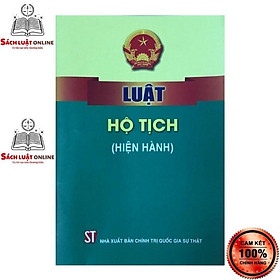 Hình ảnh Sách - Luật hộ tịch (Hiện hành) (NXB Chính trị quốc gia Sự thật)