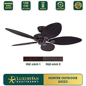 Quạt trần HUNTER OUTDOOR - Cánh Composite vân lá, Sải cánh 137 cm, Hàng chính hãng