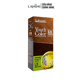Bộ 2 Kem Nhuộm Tóc Youth & Color Lavox 60ml x2 - Nhuộm Tóc Tại Nhà (Kèm Bao Tay & Oxy Trợ Nhuộm) Lamimi Chính Hãng