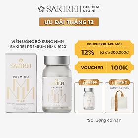 Viên uống Sakirei Premium NMN 9120 - 3000mg NMN độ tinh khiết 99.9% - Hộp 30v