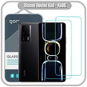 Mua Bộ 2 miếng kính cường lực Gor trong suốt cho Xiaomi Redmi K60 - K60 Pro - K60E - hàng nhập khẩu