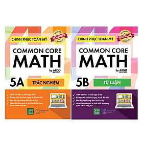Sách - Combo Common Core Math - Chinh phục Toán Mỹ 5A + 5B (1980)