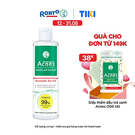 Nước tẩy trang cho da mụn Acnes Micellar Water 200ml
