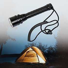 Scuba Diving Flashlight Handheld Dive Light Aluminum Alloy Torch for Outdoor