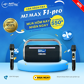 Mua HÀNG CHÍNH HÃNG | Loa Xách Tay YIBOLANG F1 Pro - Công Suất 120W  Âm Thanh Đánh Cực Khủng  Tặng Kèm 2 Micro Không Dây Và Phụ Kiện Dây Đeo Chéo  Bảo Hành 12 Tháng