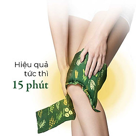 Túi Chườm Đầu Gối Thảo Dược - ATZ Healthy Life - Nóng Lạnh Đa Năng - Giảm Đau Xương Khớp - Đỏ