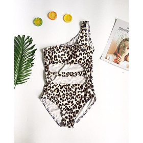Bikini lệch vai da beo sexy