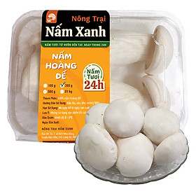 Nấm Hoàng Đế Tươi Milky 1kg - Nông Trại Nấm Xanh