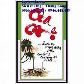 Mua Tranh thêu chữ thập chữ cha mẹ 222102 chưa thêu