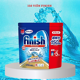 Viên rửa bát Finish Nhật 150 viên - Tặng túi zip 5 kẹo mật ong Senjaku