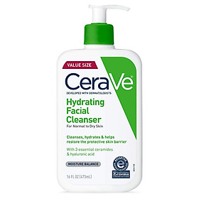 Sữa rửa mặt Cerave Hydrating Facial Cleanser cho da khô
