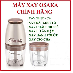 Mua Máy xay sinh tố  máy xay thịt  xay tỏi ớt mini OSAKA đa năng 750ml - Máy say sinh tố mini cầm tay - Hàng chính hãng