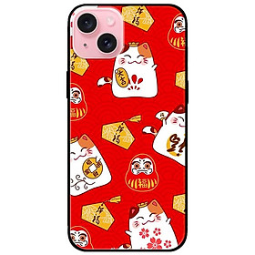Ốp lưng dành cho Iphone 15 - Iphone 15 Plus - Iphone 15 Pro - Iphone 15 Pro Max - Họa Tiết Mèo Đỏ - Hàng Chính Hãng