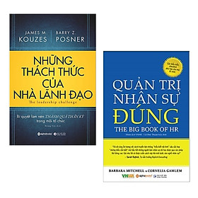 Download sách Combo 2 Cuốn Sách Dành Cho Nhà Lãnh Đạo: Những Thách Thức Của Nhà Lãnh Đạo + Quản Trị Nhân Sự Đúng / Sách Quản Trị Lãnh Đạo - Quản Trị Nhân Lực (Tặng Kèm Bookmark Happy Life)