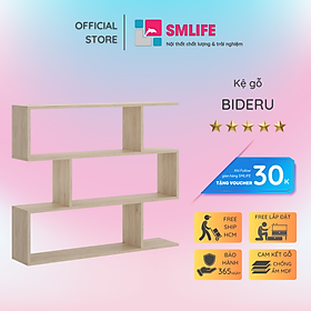Mua Giá sách đẹp treo tường gỗ MDF SMLIFE Bideru