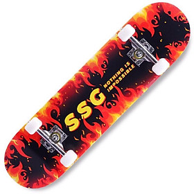 Ván Trượt Skateboard Gỗ Phong 7 Lớp , Mặt Nhám Cao Cấp, Ván Trượt Thể Thao Chuyên Nghiệp