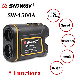 Mua Thước Đo Khoảng Cách Công Nghệ Laser Hình Ống Nhòm 5 Trong 1 SNDWAY SW-600A  SW-1000A  SW-1500A Sử Dụng Trong Công Nghiệp - Xây Dựng  - Du Lịch - Chơi Golf