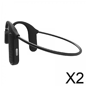 2xBluetooth Bone Conduction Headphones Stereo Sport Earphones Sweatproof