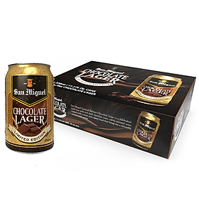 Thùng 24 lon Bia San Miguel Limited Edition Chocolate Lager 330 ml