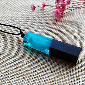 Vòng Cổ May Mắn Dây Chuyền Wood Resin Cổ Điển Từ Gỗ Tự Nhiên - Siêu Phẩm Đại Dương